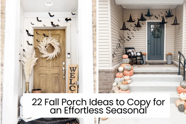 22 Fall Porch Ideas to Copy for an Effortless Seasonal