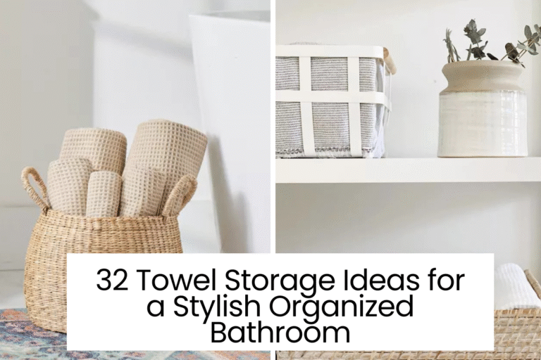 32 Towel Storage Ideas for a Stylish Organized Bathroom