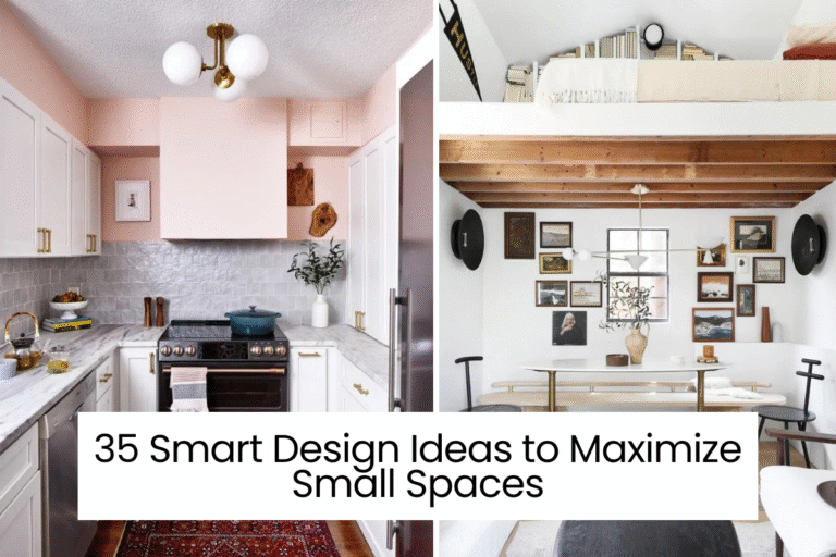 35 Smart Design Ideas to Maximize Small Spaces